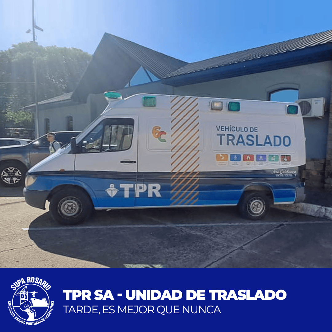 Unidad de traslado en el Puerto TPR