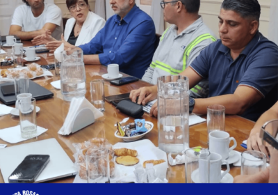 Reunión de coordinación en el ENAPRO con representantes de SUPA Rosario