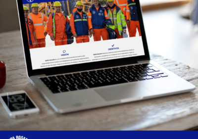 Captura de pantalla del nuevo sitio web de SUPA Rosario