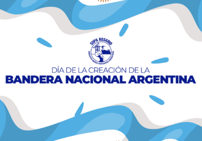 Ceremonia de izamiento de la Bandera Argentina en Rosario