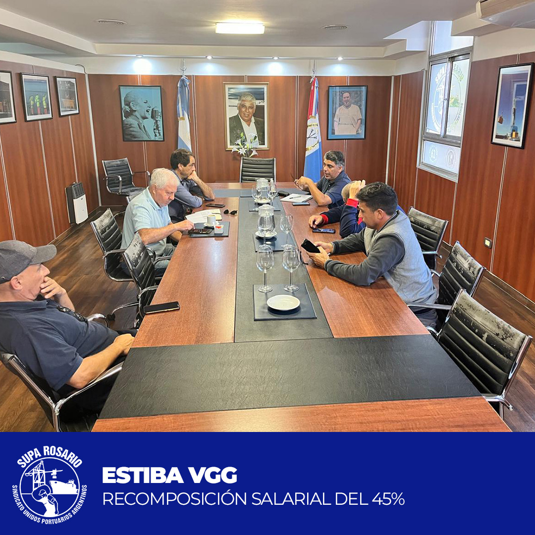 Reunión de paritarias con Estiba VGG