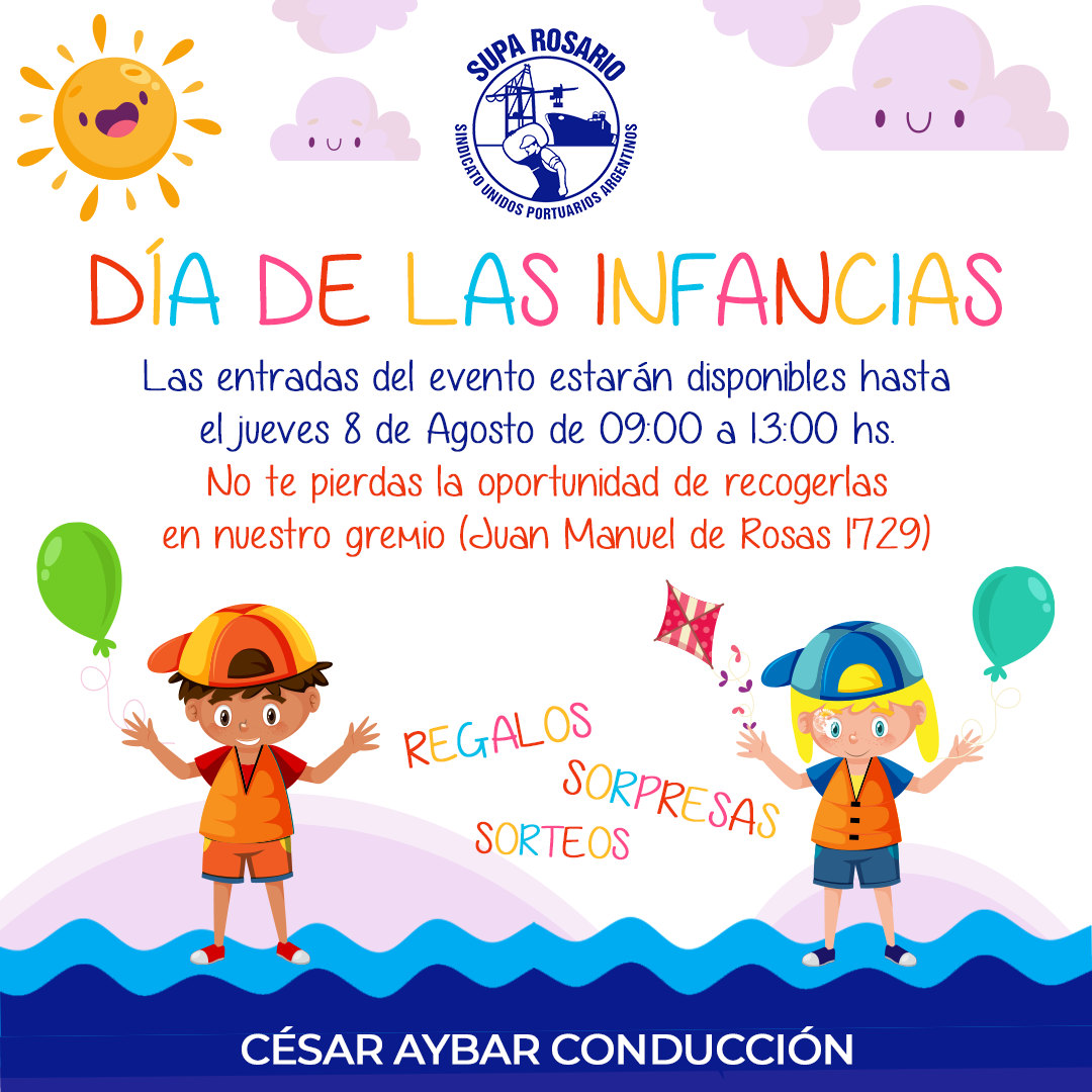 Celebración del Día de las Infancias con trabajadores portuarios