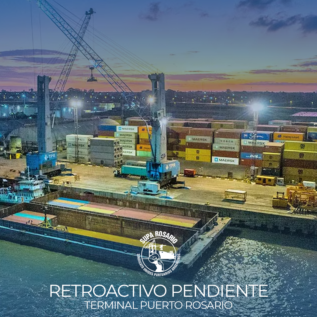 pago del retroactivo correspondiente a la paritaria 2023/2024.