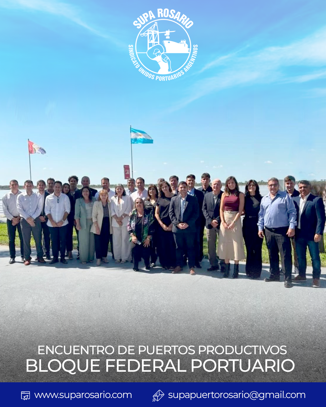 Reunión del Bloque Federal Portuario en La Fluvial