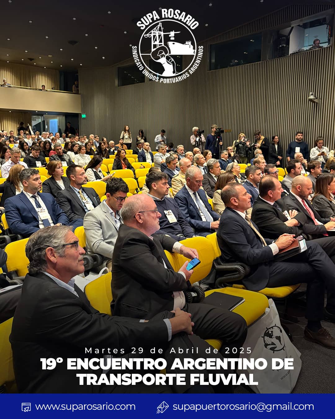SUPA Rosario en el 19º Encuentro Argentino de Transporte Fluvial