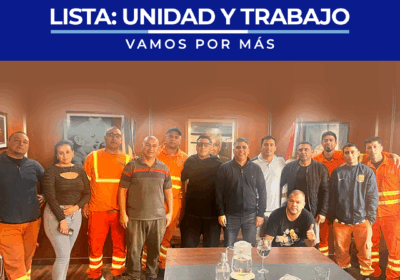 Reunión de la lista Unidad y Trabajo en SUPA Rosario