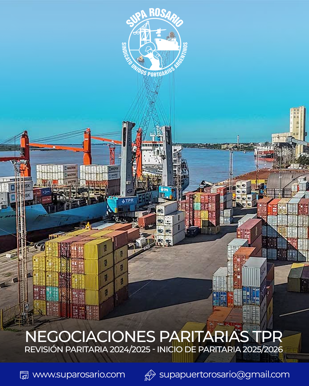 Reunión de negociación paritaria del SUPA Rosario