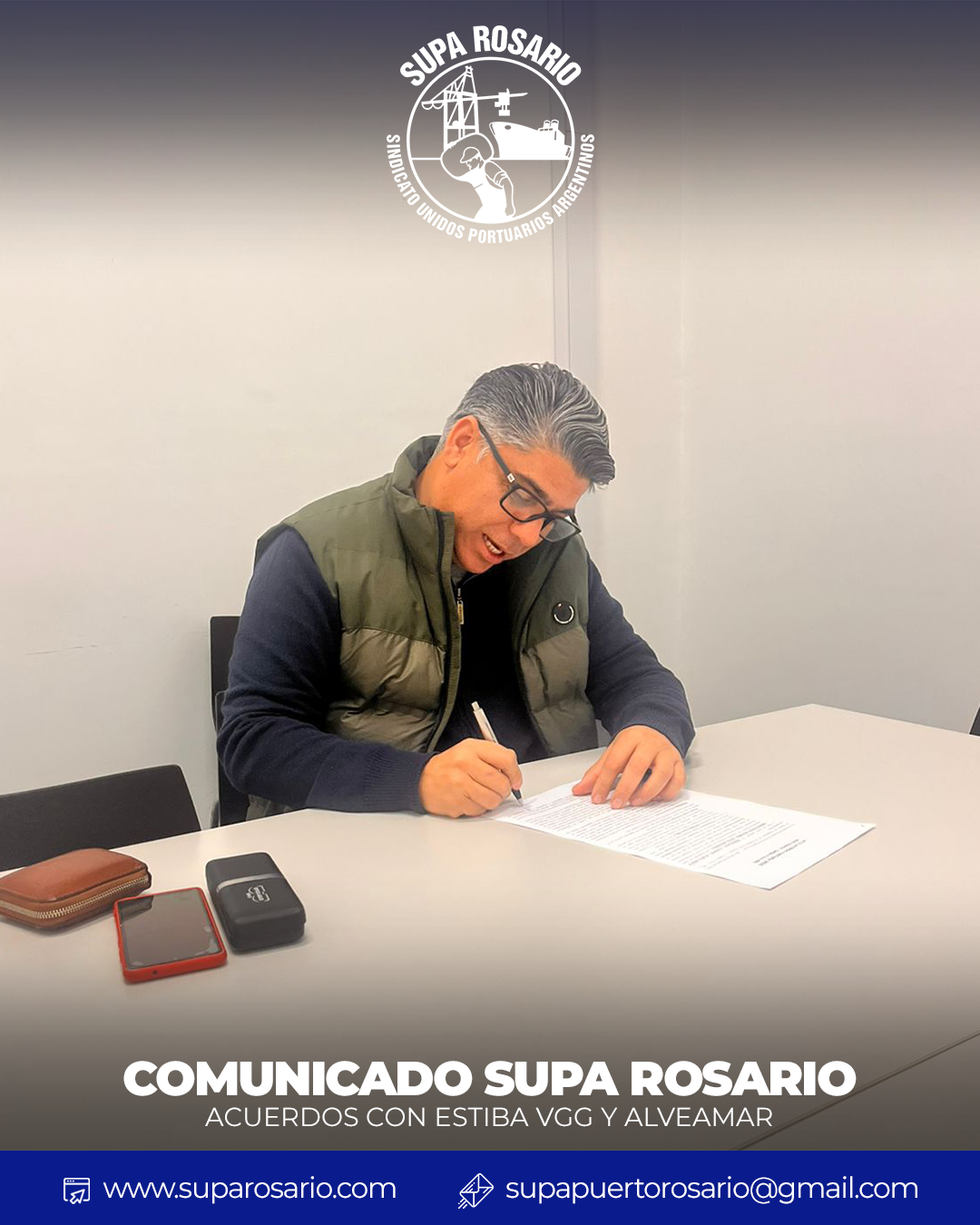 acuerdos de estiba VGG y ALVEAMAR.