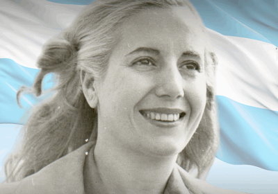 César Aybar en acto conmemorativo por Eva Perón