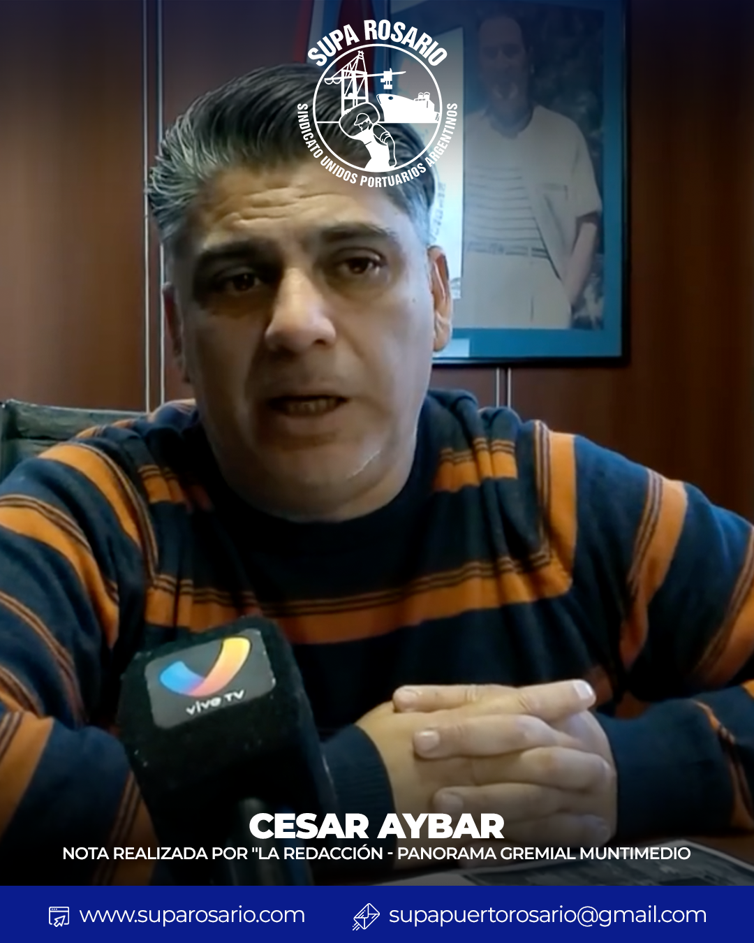 Cesar Aybar en entrevista sobre derechos laborales