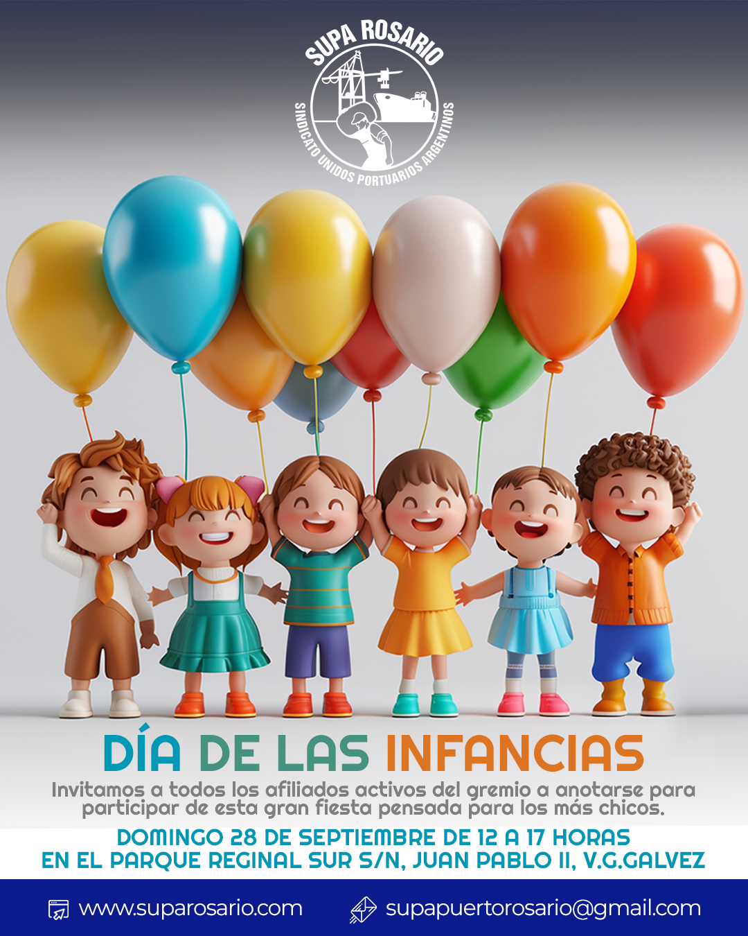 Celebración del Día de las Infancias en SUPA Rosario