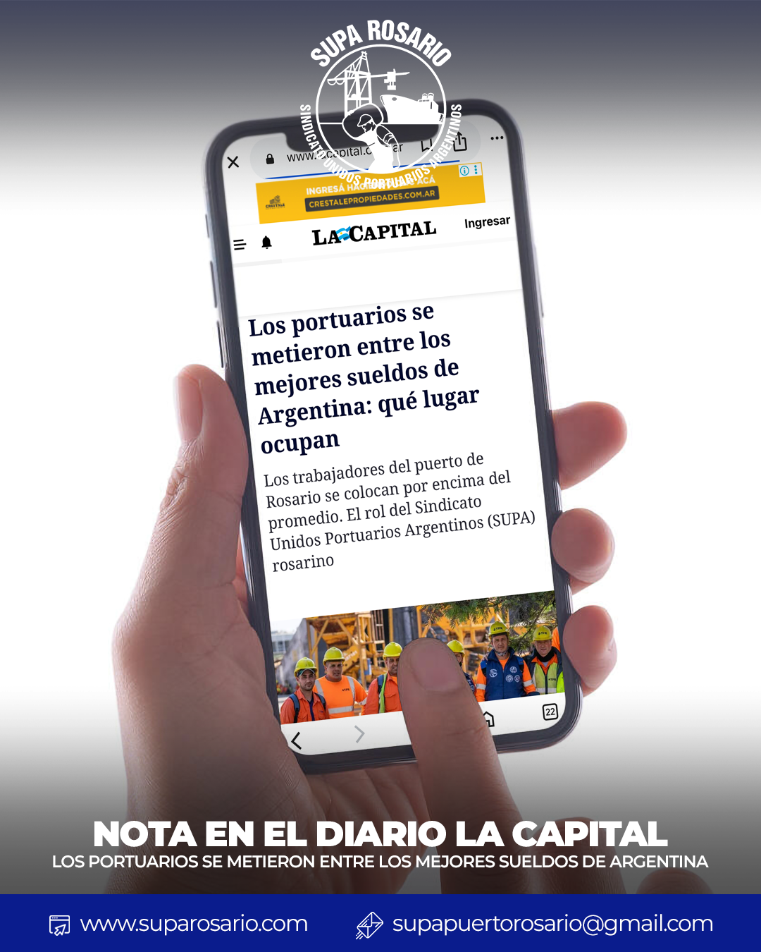 Nota en el Diario “La Capital”