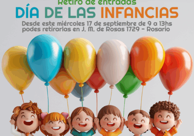 Niños disfrutando en el Día de las Infancias en SUPA Rosario