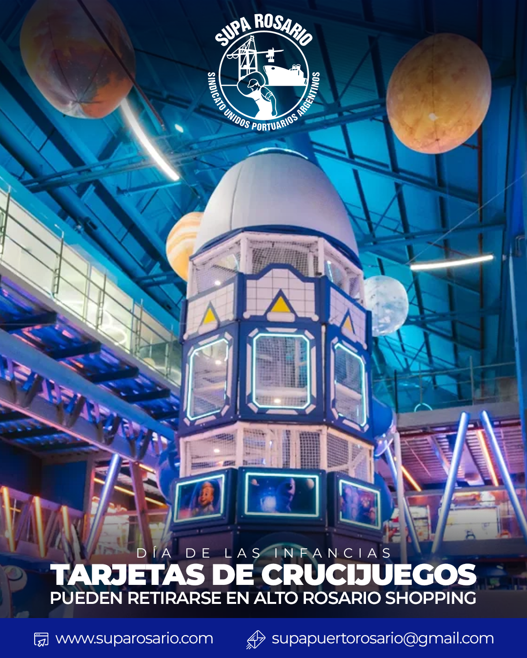 Ganadores de las tarjetas Crucijuegos en evento en Rosario