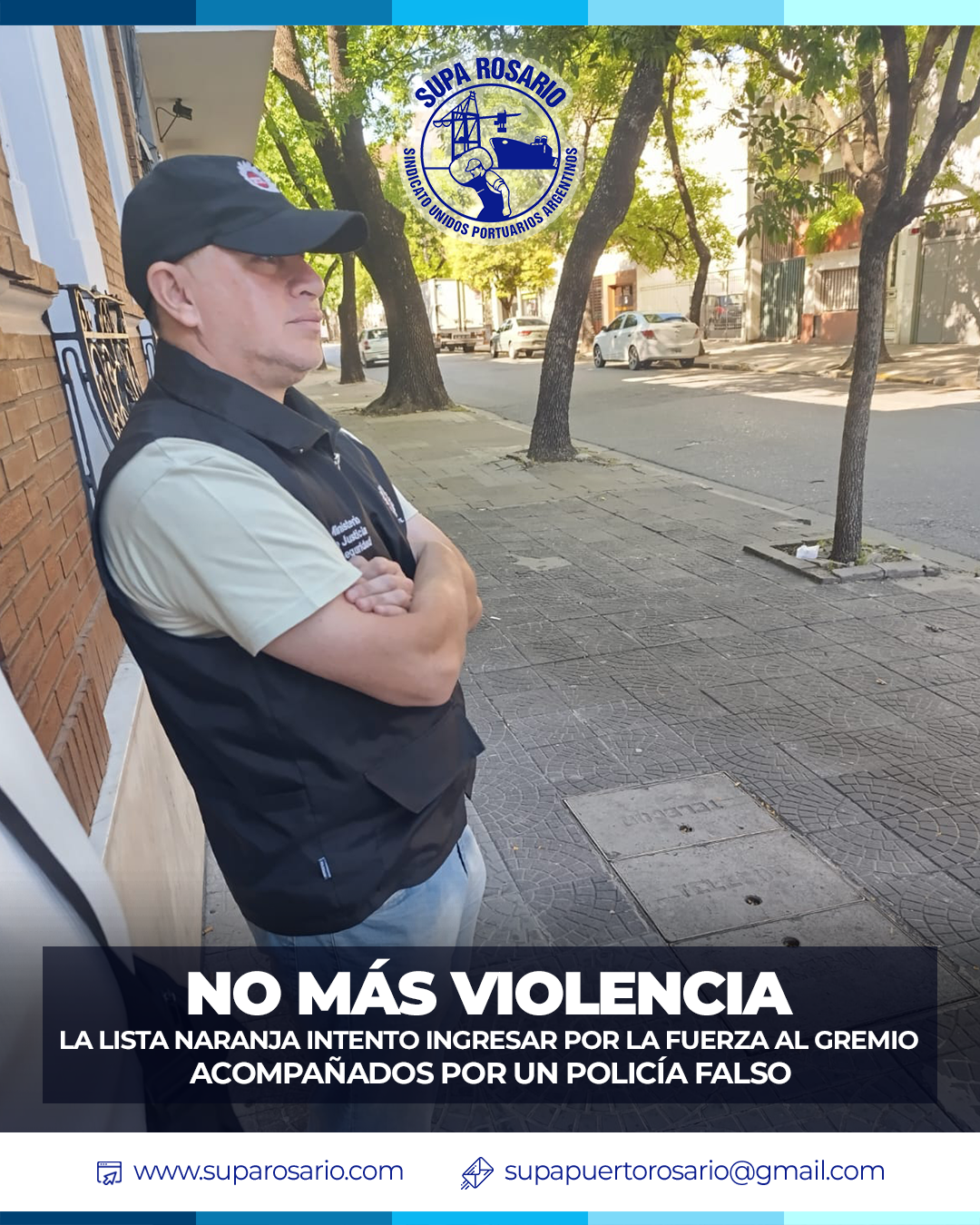 Integrantes de la Lista Naranja en SUPA Rosario