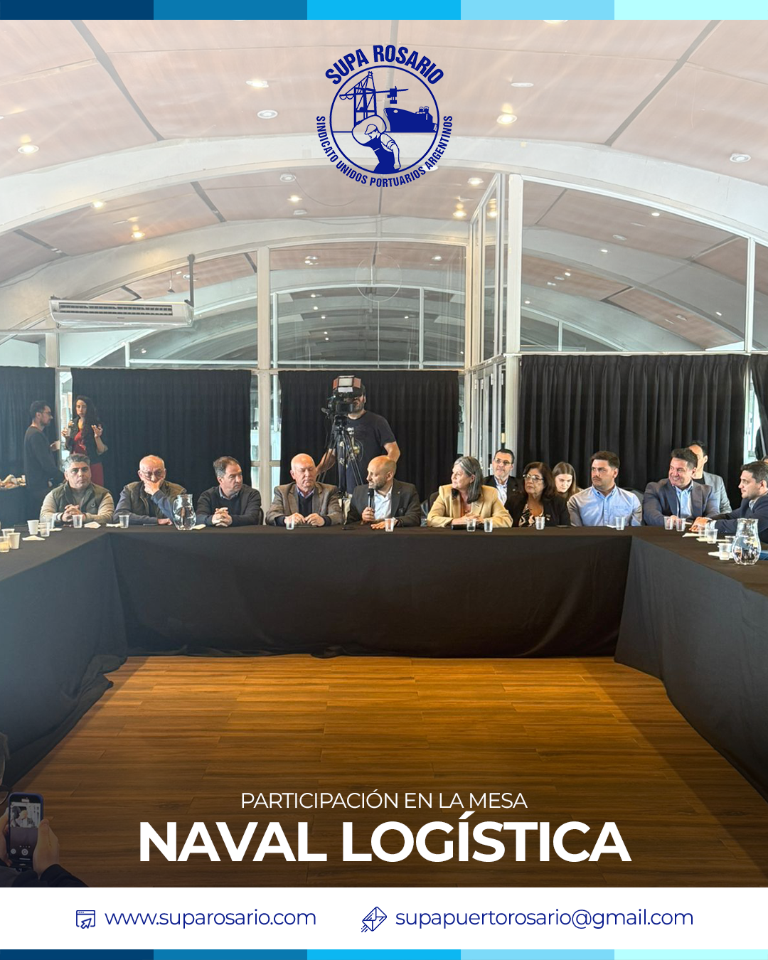 Reunión de la Mesa Naval Logística en la Estación Fluvial de Rosario