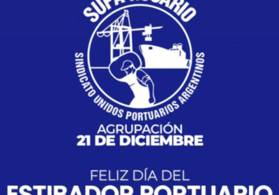 Estibadores portuarios trabajando en el puerto