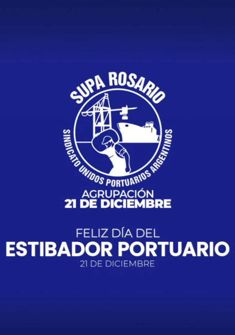 Estibadores portuarios trabajando en el puerto